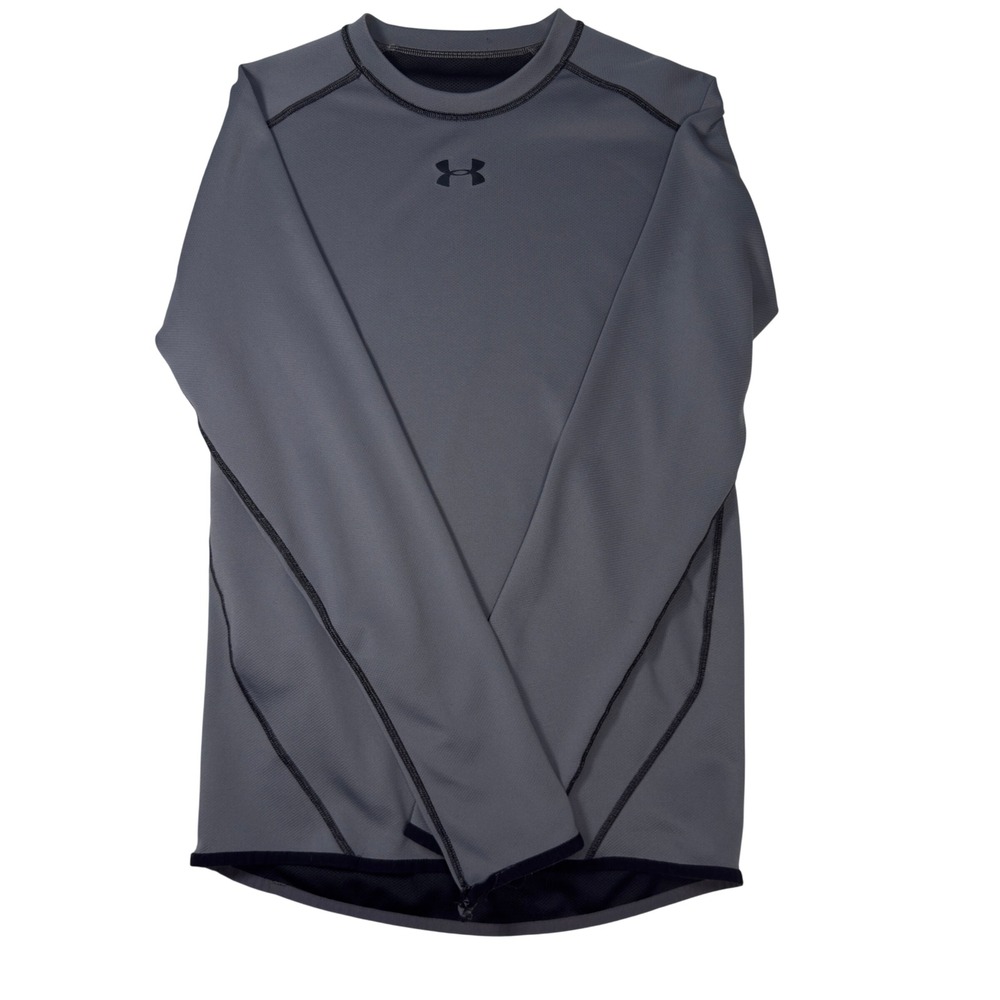 Under Armour Mens Long Sleeve Shirt Medium Athletic Performance Grey